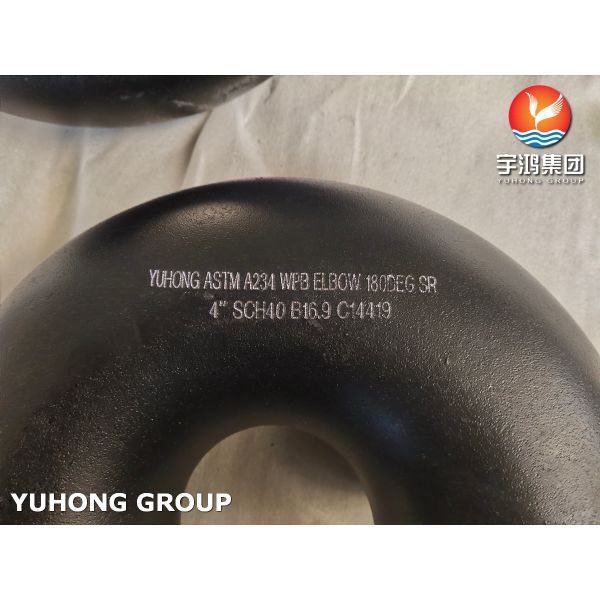 ASTM A234 WPB 90Deg, 180Deg Short Radius Carbon Steel Buttweld Elbows For Heater