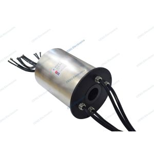 Marine Equipment Large Power Carbon Brush Slip Ring with Through Hole and 60%RH
