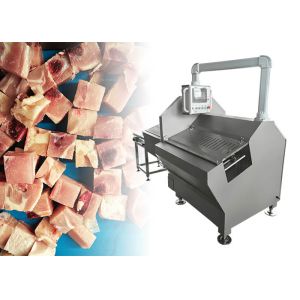 Large Horizontal Frozen Meat Slicer Machine With Portion Function To Slicing