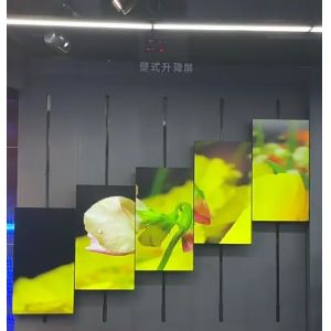CAIYI Custom Moving LED Screen Gold Plated HD Advertising Screen