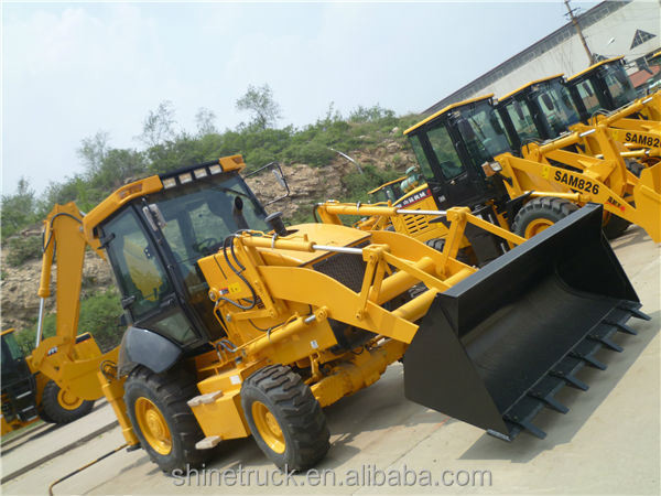 Chinese Snsc 2.5 Ton Backhoe Loader with Q235A Mast Material and 6 Times