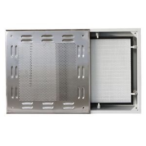 China Stainless Steel Diffusing Plate Ceiling HEPA Housing Air Flow Supply on sale