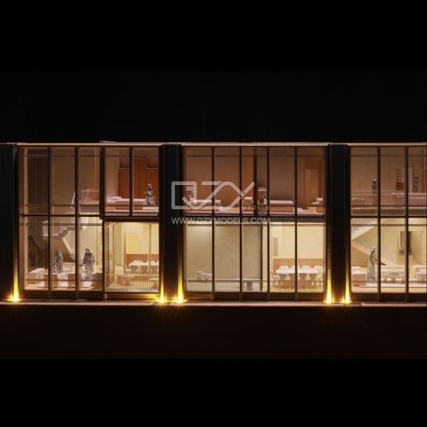 1:50 Scale Realistic Villa Model ABS Acrylic Wood Display