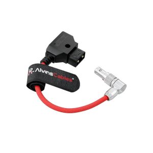 Alvin's Cables D-tap to Rotatable Right Angle 0B 2 Pin Male for Blackmagic Pyxis