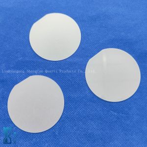 Factory Custom Cassette Single Sided Polished Disc Frosted Quartz Glass Ultra