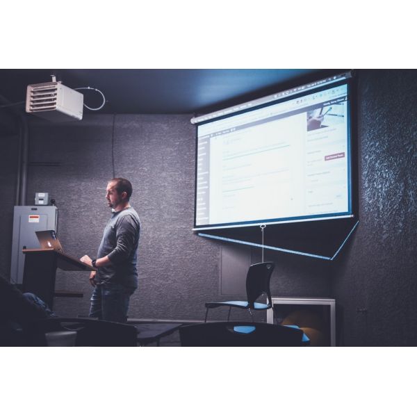 Fiberglass Manual Projection Screens 178x178cm Wall Ceiling For Meeting Room