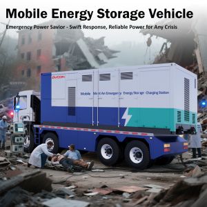 Avcon Mobile 1MWh Energy Storage System Lifepo4 Battery 4 Charging Stations 20Ft