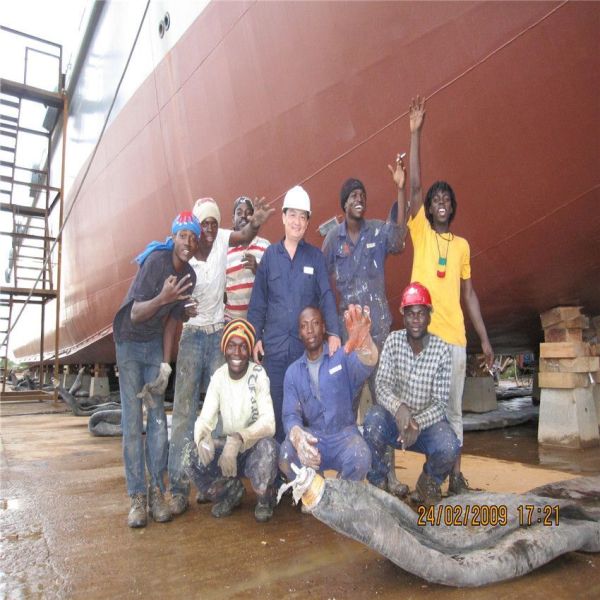 Tugboat Airbag(001) 5 6 Layers Ship Launching Airbags Rubber Marine Airbag