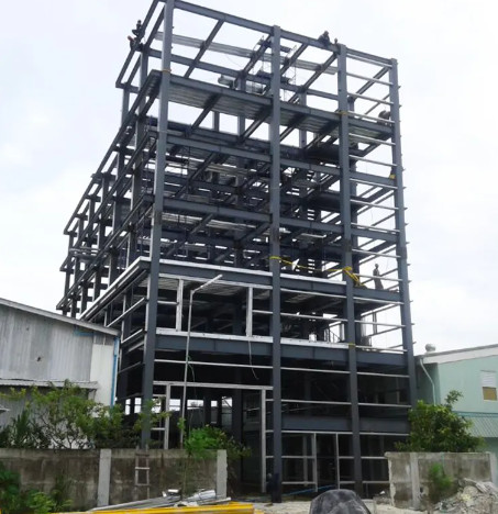 Anti Corrosion Prefabricated Steel Structure Q355b Welded Modular Steel
