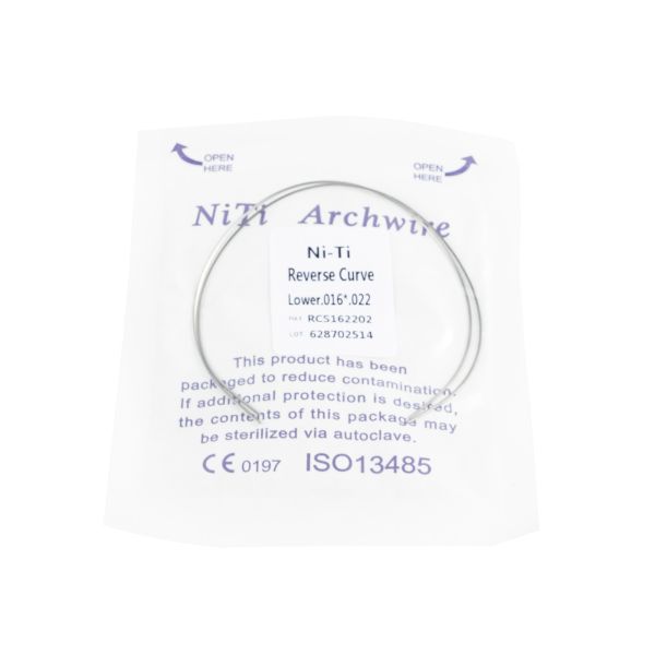 Quality Manual Instrument Classification Dental Orthodontic Reverse Curve Niti Arch Wires for Class II Power Source Instruments wholesale