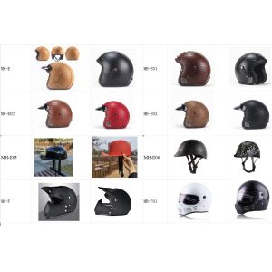 Wholesale and OEM Vintage Motorcycle Helmet High Quality Open Face Helmet Half