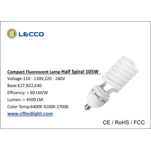 T5 105 Watt Energy Saving Lamp / Light Bulbs For Workshop Tricolor Powder