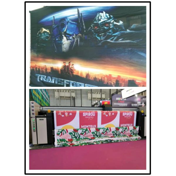 Sublimation Flag Printing Machine / Digital Printing Machine With Three 4720