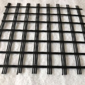 Flexible Polyester Plastic Geogrid Mesh For Road Asphalt Layer Reinforcement