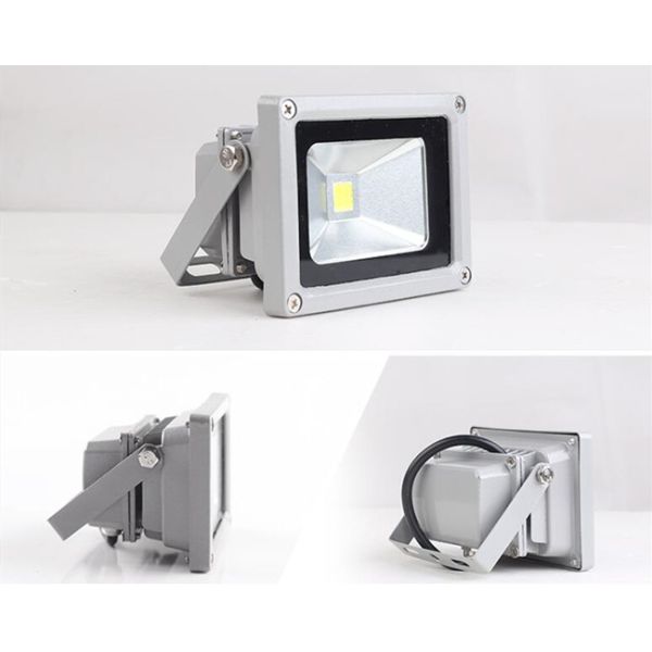1500 Lumens 10 Watt Outdoor LED Flood Lighting Ultra Slim Die Casting Aluminum