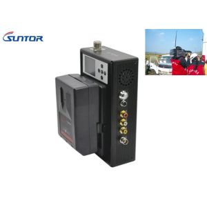 China Aluminum Enclosure COFDM HD Transmitter Live TV Broadcast V Battery Mount on sale