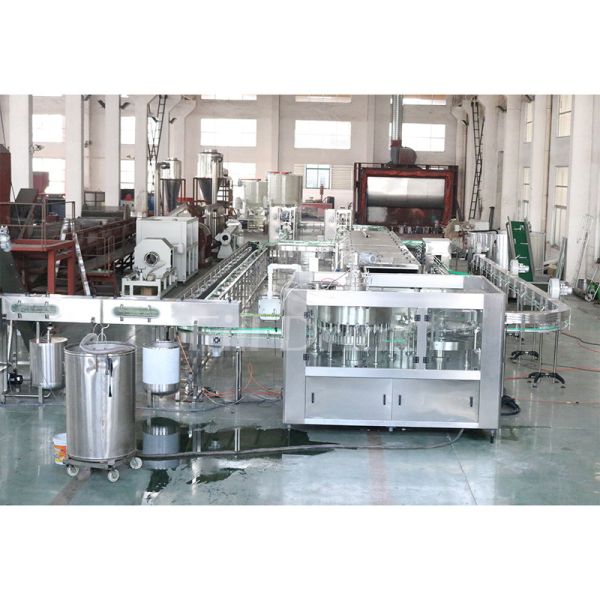 CIP Cleaning Juice Bottle Filling Machine Glass Bottling Equipment Scraping Belt Lifting Cap Elevator