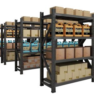 Light / Medium Duty Metal Rack For Industrial Factory Garage Warehouse Storage