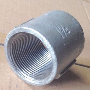 China plain galvanized malleable iron full thread socket on sale