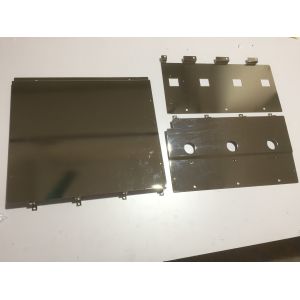 Laser cutting nickel plated aluminum busbar CNC processing aluminum material