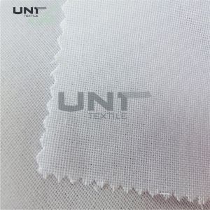 Good Adhesive Cap Resin Shirt Interlining With PES LDPE Fusing