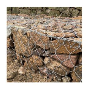 Steel Woven Gabion Baskets For Retaining Wall And River Construction