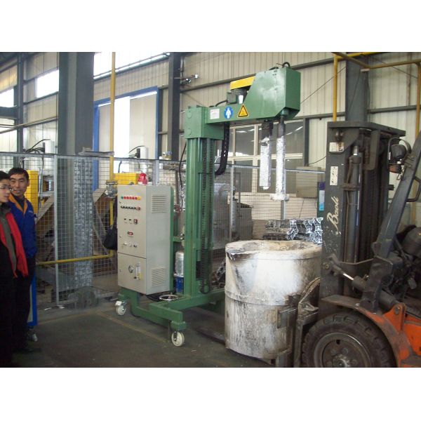 Adjustable Aluminum Refining Degassing Machine With Refined Gas Pressure MPa