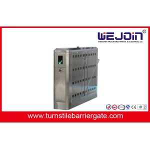 Stainless Steel Full - auto Access Control Flap Barrier Gate With Double Channel