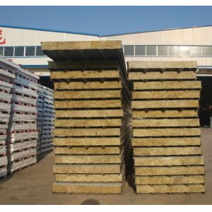 Wall Sandwich Panel PU / ROCKWOOL Foam Roll Forming Machine With Cheap Price