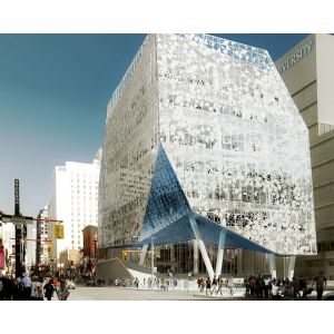 China Silk Printed Fritted Aluminum Glass Wall Fireproof 6063 T5 Grade Wind Resistance on sale