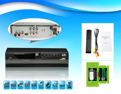 Quality DVB-T Receiver   MPEG-2/MPEG4/H.264&amp;Fully DVB-T standard wholesale