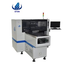 Multi Functional LED Downlight SMT Mounter Machine HT-E6T 8 Heads 20 Feeder