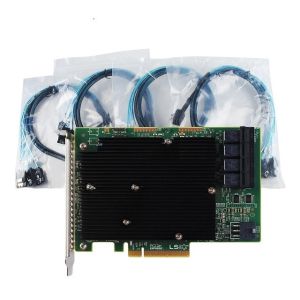 LSI SAS Server Array Card 9300-16I 12GBS HBA BUS ADAPTER CARD IT Mode 4SFF-8643
