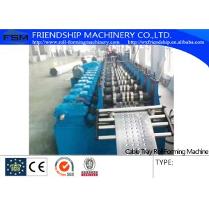 Cr12 Cutter Cable Tray Roll Forming Machinery With 18 Forming Stations