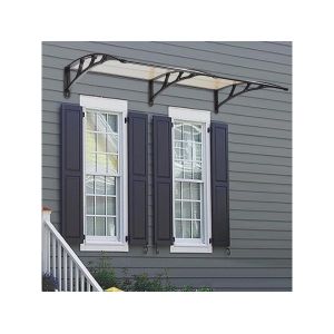 Transparent Polycarbonate Garden Canopy Corrosion Resistance Easy To Install