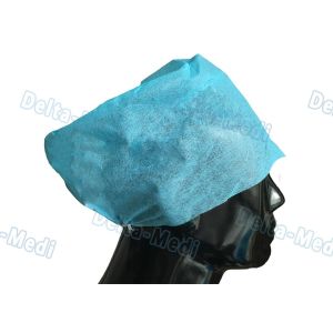 PP / SMS Material Disposable Surgical Caps Anti Static Good Permeability