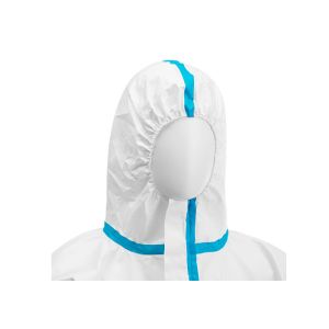 China Breathable Antibacterial 65g Disposable Protective Coverall Skin Friendly on sale