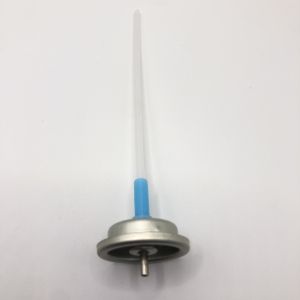 High-Performance Metered Aerosol Valve with Silver Finish for 2-4 Bar Pressure