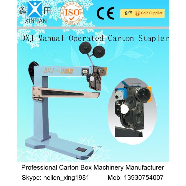 Quality High Speed Semi-Auto Carton Stapler , Stapler Corrugated Carton Machinery wholesale