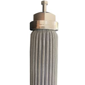 China 20 Micron Stainless Steel Filter Pleated Filter Cartridge For Chemical Fiber on sale