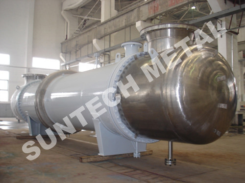 Quality Shell Tube Condenser for PTA , Chemical Process Equipment of Titanium Gr.2 Cooler wholesale
