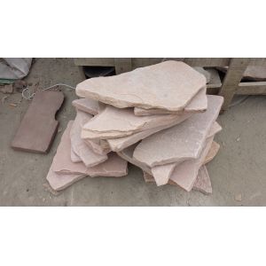 Pink Sandstone Random Flagstone,Crazy Stone, Irregular Flagstones,Landscaping