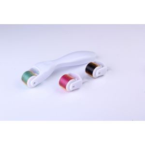 China LED 540 Needles Derma Rolling System Titanium Micro Needle Roller Therapy For Skin Rejuvenation on sale