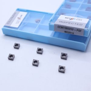 Cheap CCMT060202 CNC Lathe Indexable Cermet Turning Insert for the Finishing of Steel and Other Metal for sale