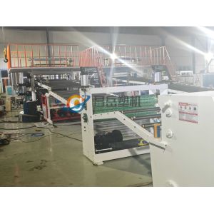 One Feed PVC Marble Sheet Extruder Line Making Machine for Loading Port in