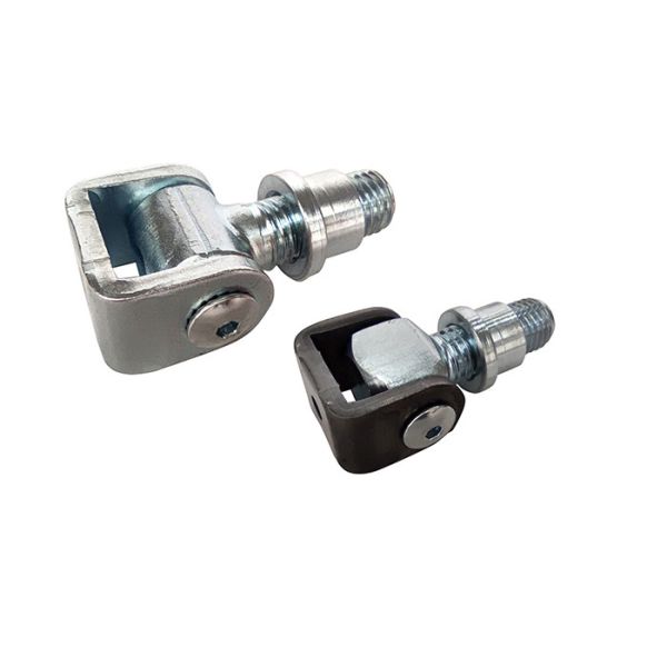 Swing Gate Adjustable Welding Hinge With Thread Bolt And Round Part
