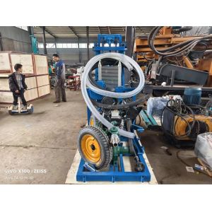Flexible Movement Hydraulic Water Well Drilling Rig With 1.5m Drill Rod