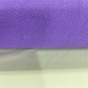 High quality waterproof 100% polyester elastic single-side knitted fabric