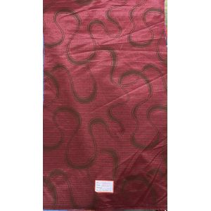 Fire Retardant 2.1m Width 80gsm Knitted Mattress Fabric with Marron Design