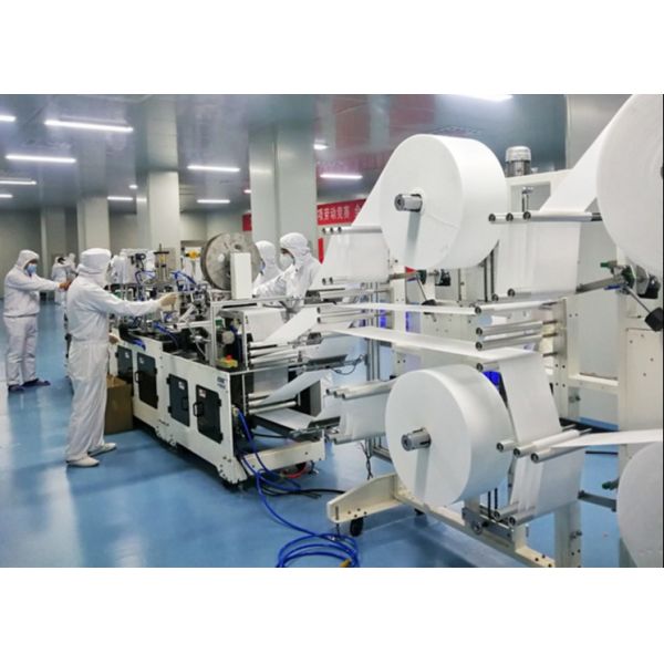 Quality Disposable Nonwoven Surgical Mask Making Machine Stable Running 220V / 50Hz wholesale